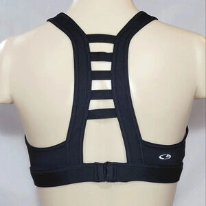 MEDIUM Champion C9 N9642 Power Shape Concealer Ladder Back Wire Free Bra Black N